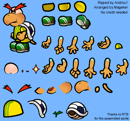 super paper mario enemy trooper striker