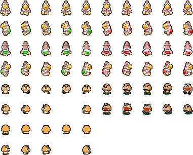 Mario & Luigi Superstar Saga Sprites