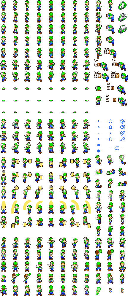 Mario & Luigi Superstar Saga Sprites