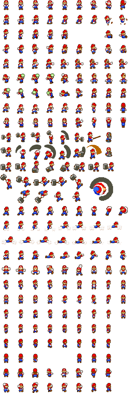 Mario & Luigi Superstar Saga Sprites