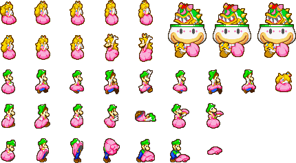 Mario & Luigi Superstar Saga Sprites