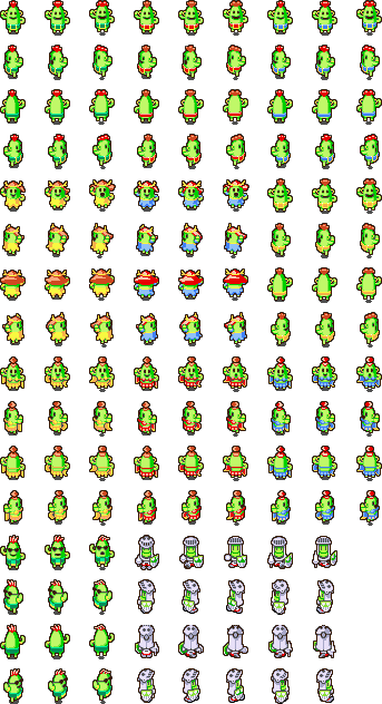 Mario & Luigi Superstar Saga Sprites