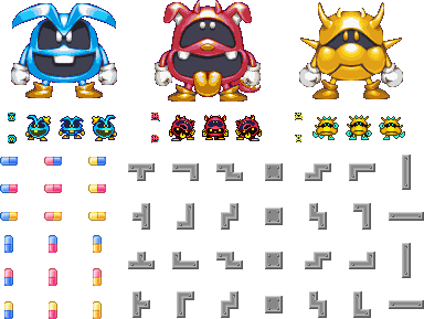 Tetris & Dr Mario SNES Sprites