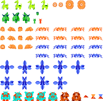 The Legend of Zelda Boss Sprites