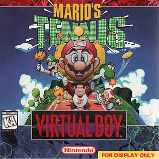 Marios Tennis Virtual Boy Box Art