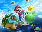 Super Mario galaxy 2 yoshi mario Wallpaper