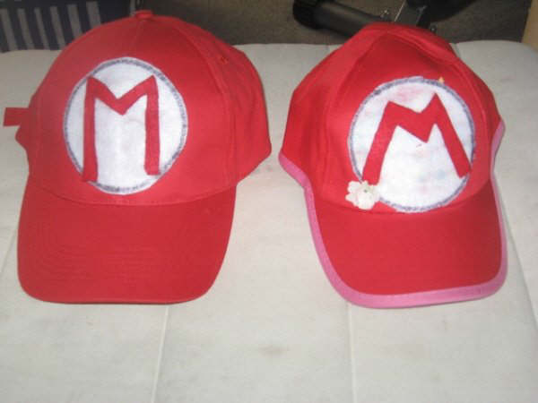Mario Birthday Hats