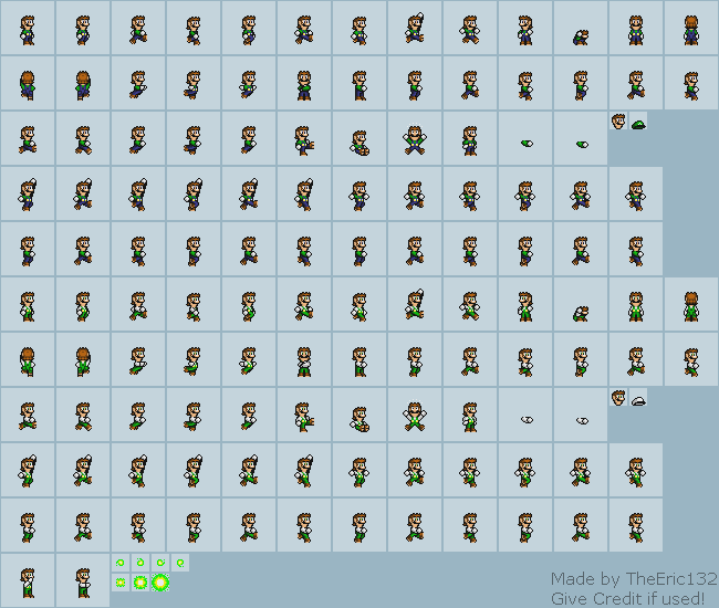 Luigi Fan Sprites