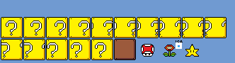 Mario Question Mark fan sprites