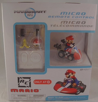 Micro Super Mario Kart Wii Remote Control Car Mario
