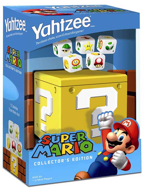 Super Mario yahtzee Board Game