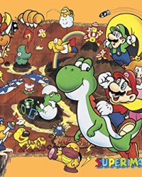 Retro Super Mario World Poster