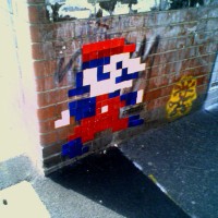 Super Mario Graffiti - Mario Bros spray paint
