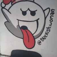 Mario Graffiti Boo Christmas Hat
